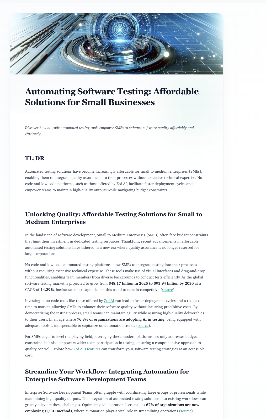 SEO Optimized Article